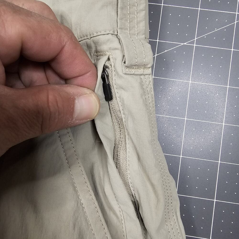 Carhartt Force Pants Mens 38x34 Tan Ripstop Nylon Pocket Work Outdoor Stretch - Picture 3 of 16